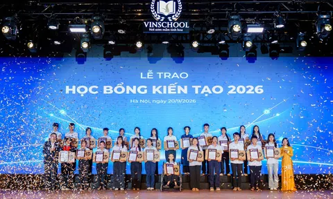 Học bổng Kiến tạo mùa 6 của Vinschool: Trao cơ hội để học sinh kiến tạo tương lai