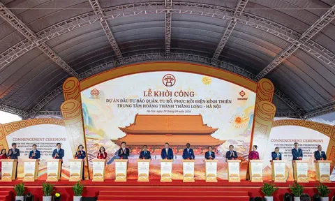 Hà Nội: Khởi công Dự án đầu tư bảo quản, tu bổ, phục hồi Điện Kính Thiên