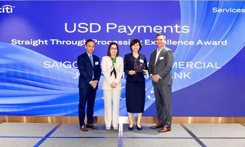 SHB được Citibank vinh danh về chất lượng thanh toán quốc tế xuất sắc