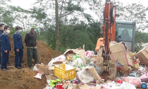 Quảng Bình: Tiêu hủy hơn 117.000 sản phẩm hàng hóa vi phạm gian lận thương mại