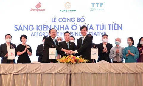 Nhà ở vừa túi tiền: Tập đoàn Hưng Thịnh hợp tác cùng Đồng Tâm Group và Tập đoàn Kỹ nghệ gỗ Trường Thành