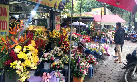 Sôi động thị trường hoa tươi và quà tặng ngày Valentine
