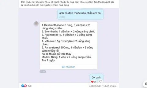 Mua thuốc điều trị F0 theo toa trên mạng, cẩn thận “tiền mất tật mang”
