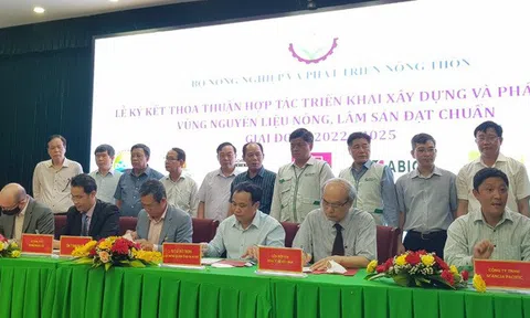 Cả nước sẽ có 5 vùng nguyên liệu nông, lâm sản đạt chuẩn