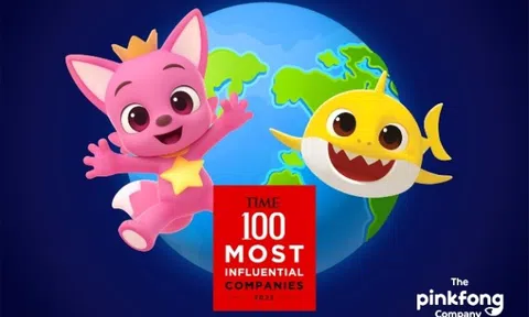 The Pinkfong Company được bình chọn thuộc Top 100 công ty có ảnh hưởng nhất trên thế giới