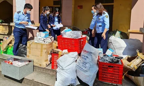 Thái Bình: Tổ chức tiêu hủy 3.900 sản phẩm không rõ nguồn gốc xuất xứ