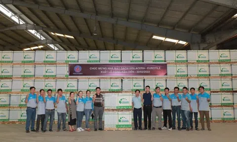 Viglacera đưa vào hoạt động nhà máy gạch hiện đại hàng đầu Việt Nam