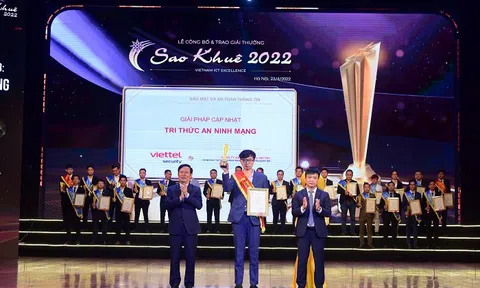 Viettel có 15 sản phẩm được vinh danh tại lễ trao Giải Sao Khuê 2022