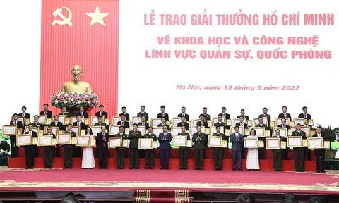 Lễ trao Giải thưởng Hồ Chí Minh về Khoa học và Công nghệ đợt 6