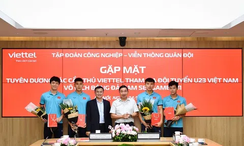 Viettel tuyên dương 4 cầu thủ của Viettel FC có đóng góp cho Đội tuyển U23 Việt Nam tại SEA Games 31