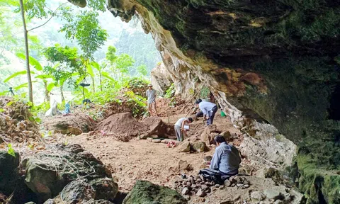 Phát hiện di tích hang động tiền sử tại xã Quảng Khê