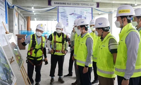 Dự án Trung tâm R&D của Samsung tại Việt Nam đạt mốc quan trọng