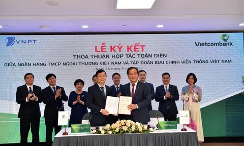 Vietcombank hợp tác toàn diện cùng VNPT để gia tăng giá trị các dịch vụ, sản phẩm số