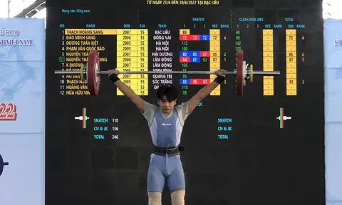 Khai mạc Giải vô địch cử tạ trẻ quốc gia năm 2022