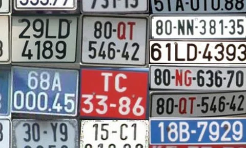 Chỉ thí điểm đấu giá với biển số nền trắng, áp dụng với ô tô trên toàn quốc