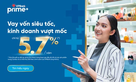 VPBank ra mắt gói vay kinh doanh - Combo Business với lãi suất chỉ từ 5,7%/năm