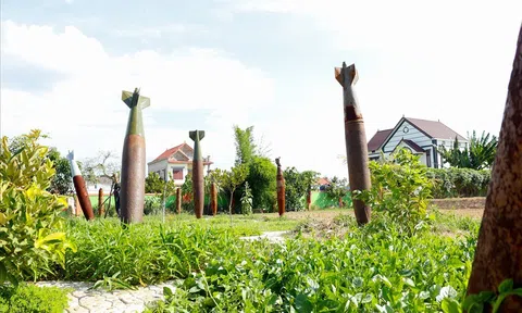 Thông điệp hòa bình trong khu vườn kỷ vật chiến tranh của một cựu chiến binh