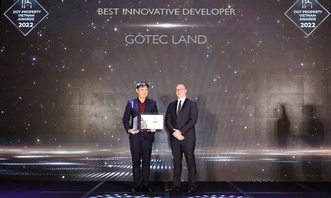 Giải thưởng hàng đầu ngành Bất động sản gọi tên Gotec Land