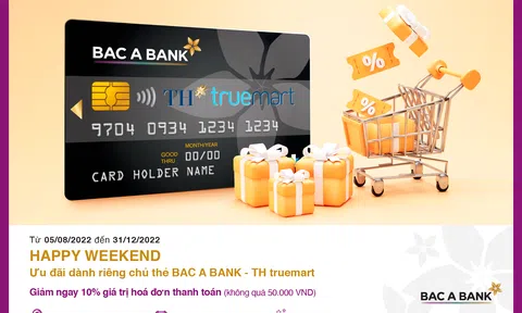 Shopping tại TH Truemart bằng thẻ BAC A BANK nhận ưu đãi hấp dẫn