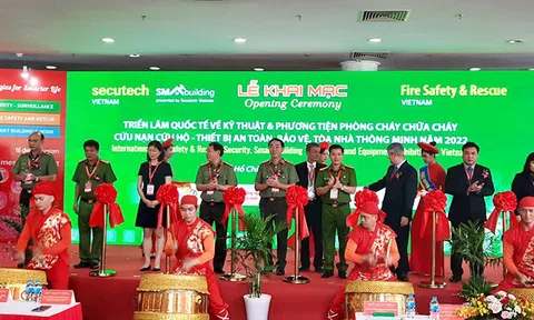 Khai mạc Triển lãm Quốc tế về Kỹ thuật, phương tiện phòng cháy, chữa cháy năm 2022