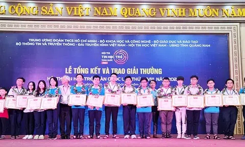 Đội tuyển Tin học trẻ TP.HCM đạt giải Nhì toàn Đoàn tại Hội thi Tin học trẻ toàn quốc
