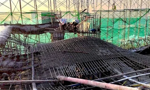 TP.HCM: Sự cố sập sàn bê tông tại dự án The Metropole Thủ Thiêm