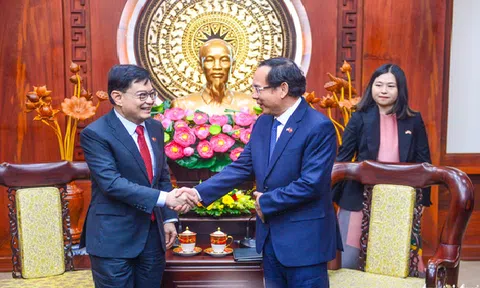 Singapore mong muốn cùng TP.HCM đẩy mạnh hợp tác, ưu tiên công nghệ xanh phát triển bền vững