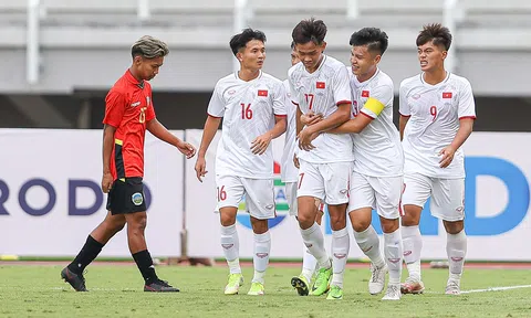 U20 Việt Nam thắng đậm U20 Timor Leste ở lượt trận thứ 2 Bảng F Vòng loại U20 Châu Á 2023