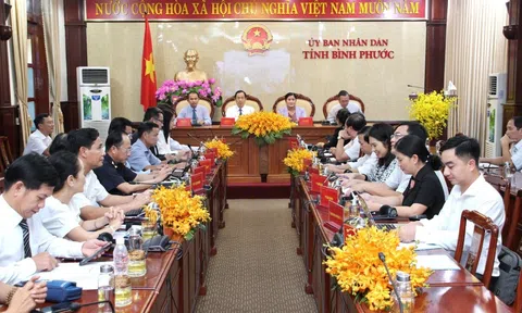 Tỉnh Bình Phước và Tổng Công ty Becamex IDC tổ chức Hội nghị xúc tiến đầu tư với doanh nghiệp Đài Loan