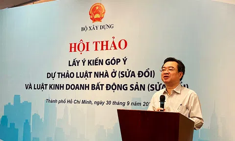 TP.HCM: Hội thảo lấy ý kiến góp ý Dự thảo Luật Nhà ở sửa đổi và Luật Kinh doanh bất động sản sửa đổi