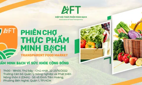 Phiên chợ “Thực phẩm Minh bạch” sắp diễn ra tại TP.HCM