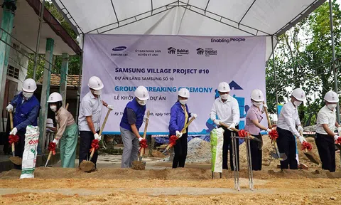 Habitat for Humanity Việt Nam và Samsung C&T khởi công dự án Làng Samsung số 10