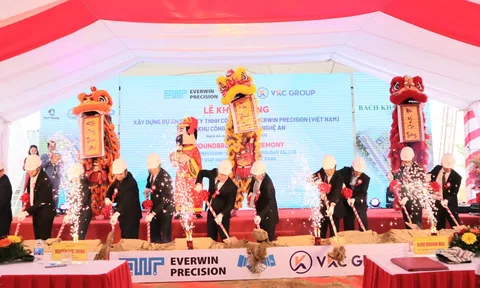 Khởi công dự án 200 triệu USD tại Khu Công nghiệp VSIP Nghệ An