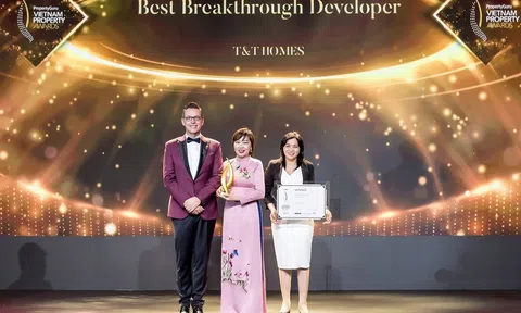 T&T Homes được vinh danh Nhà phát triển bất động sản đột phá nhất Việt Nam 2022