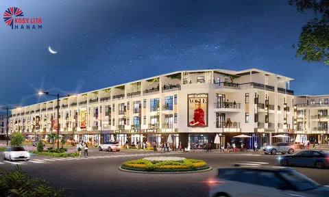 Shophouse mặt đường 28m Kosy Lita Ha Nam “ghi điểm” với nhà đầu tư