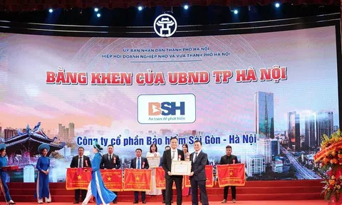 Bảo hiểm BSH nhận Giải thưởng “Cúp Thăng Long 2022” và Bằng khen của UBND Thành phố Hà Nội
