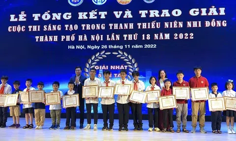 Dấu ấn Cuộc thi sáng tạo trong thanh thiếu niên, nhi đồng Thành phố Hà Nội lần thứ 18
