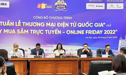 Ngày mua sắm trực tuyến - Online Friday 2022: Livestream suốt 60 giờ với hàng ngàn ưu đãi