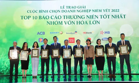 Lần thứ 4 liên tiếp HDBank được vinh danh Doanh nghiệp niêm yết vốn hóa lớn có Báo cáo thường niên tốt nhất