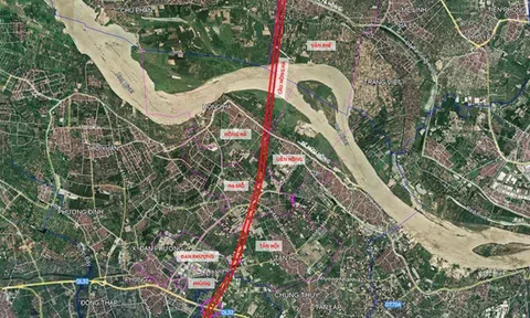 Chỉ giới đường đỏ Vành đai 4 đi qua ba huyện ngoại thành Hà Nội