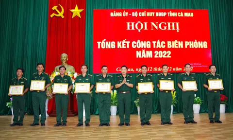 Cà Mau: Tổ chức Hội nghị tổng kết công tác biên phòng năm 2022
