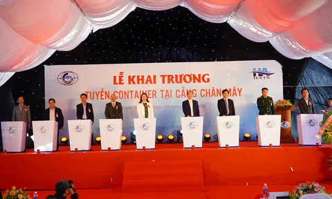 Thừa Thiên Huế: Khai trương tuyến container tại Cảng Chân Mây
