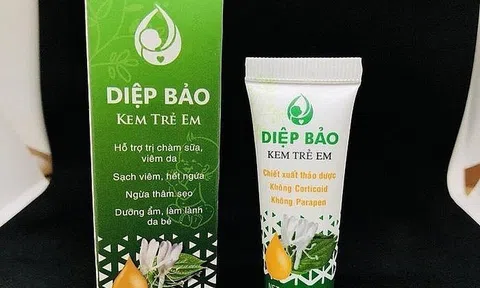 Phát hiện lượng chì cao, kem bôi da trẻ em Diệp Bảo Châu bị FDA Mỹ thu hồi