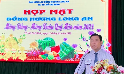 Long An: Tổ chức họp mặt hội đồng hương tại TP. Hồ Chí Minh mừng Đảng, mừng Xuân Quý Mão 2023