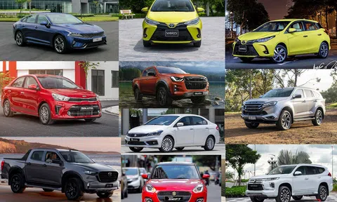 Top những mẫu ô tô bán chạy nhất Việt Nam tháng 1/2023