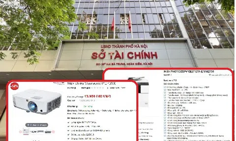 Nghi vấn chênh lệch giá hàng tỷ đồng trong gói thầu của Sở Tài chính Hà Nội