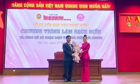 Tập đoàn Nusee và Tạp chí Tòa án Nhân dân ký kết hợp tác thực hiện Chương trình "Làm sạch biển"
