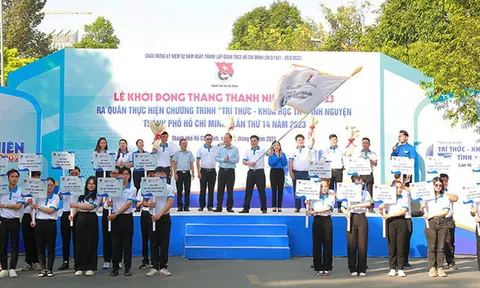 Ra quân chương trình trí thức khoa học trẻ tình nguyện TP. Hồ Chí Minh lần thứ 14