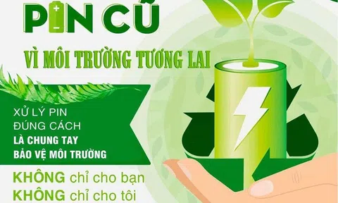 Hoạt động thu hồi pin thải sau sử dụng vì môi trường tương lai tại doanh nghiệp PVEP