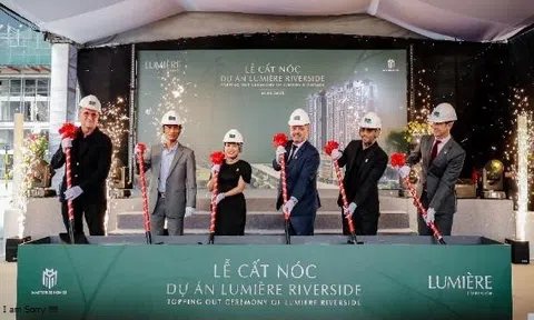 Masterise Homes chính thức cất nóc dự án LUMIÈRE riverside